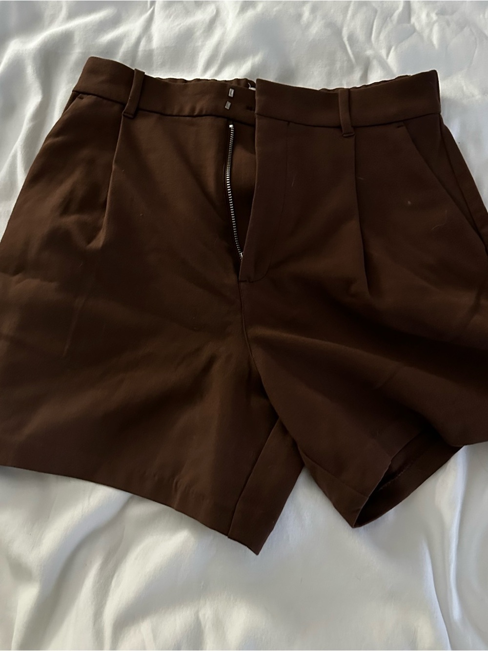 Brown Dress Shorts